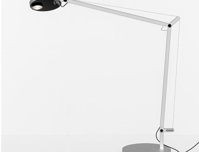 Итальянская настольная лампа Demetra Professional White фабрики ARTEMIDE