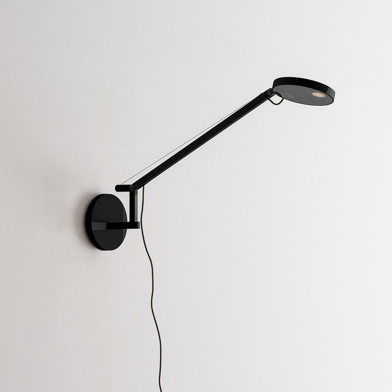 Итальянский бра Demetra Micro Black фабрики ARTEMIDE