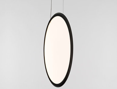 Итальянская люстра Discovery Vertical Black 100 фабрики ARTEMIDE