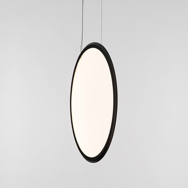 Итальянская люстра Discovery Vertical Black 100 фабрики ARTEMIDE