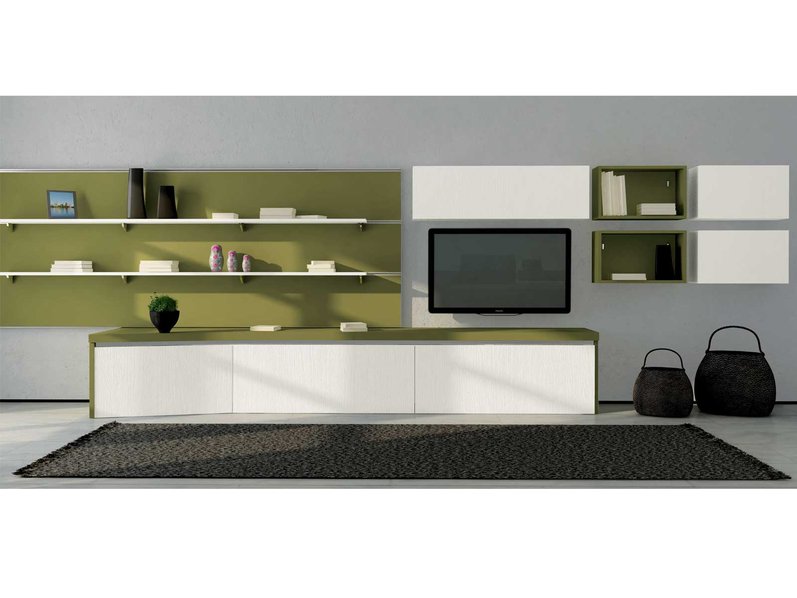 Итальянская мебель для ТВ ASIA 01 фабрики GICINQUE CUCINE