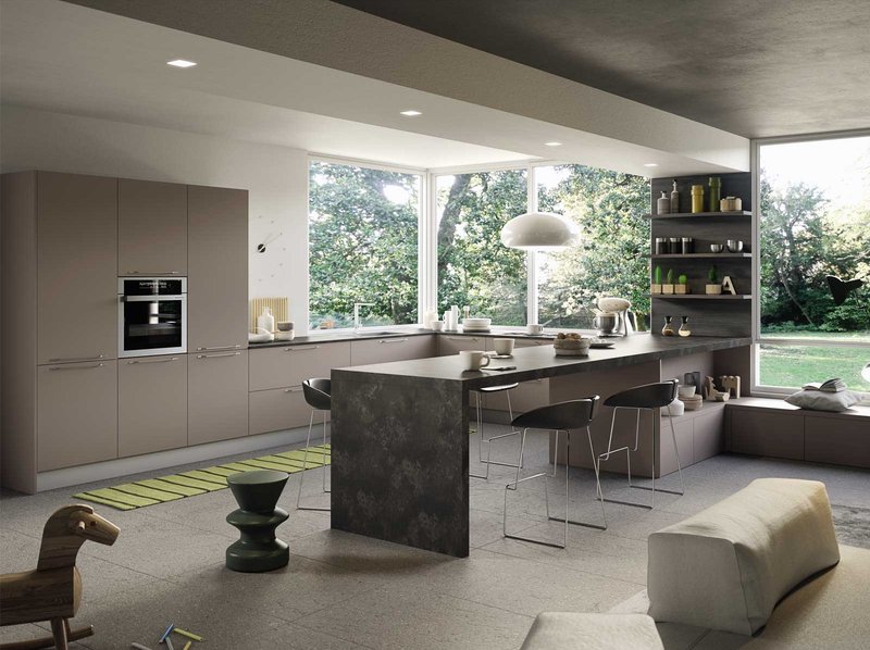 Итальянская кухня JOY 08 фабрики GICINQUE CUCINE