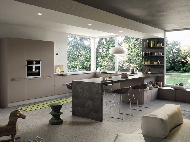 Итальянская кухня JOY 08 фабрики GICINQUE CUCINE