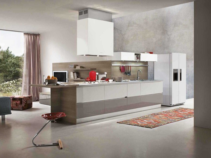 Итальянская кухня MYGLASS 01 фабрики GICINQUE CUCINE