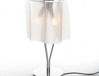Итальянская настольная лампа Logico Gloss silk/Chrome фабрики ARTEMIDE
