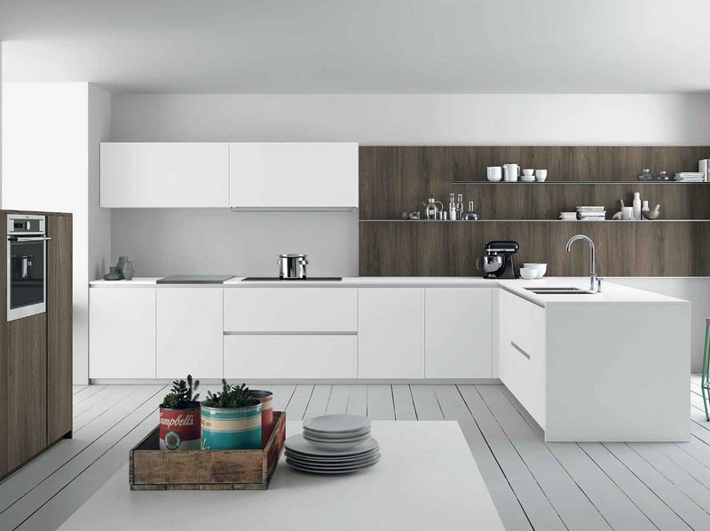 Итальянская кухня ASPEN 01 фабрики DOIMO CUCINE