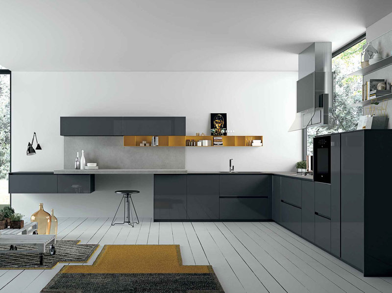 Итальянская кухня ASPEN 06 фабрики DOIMO CUCINE