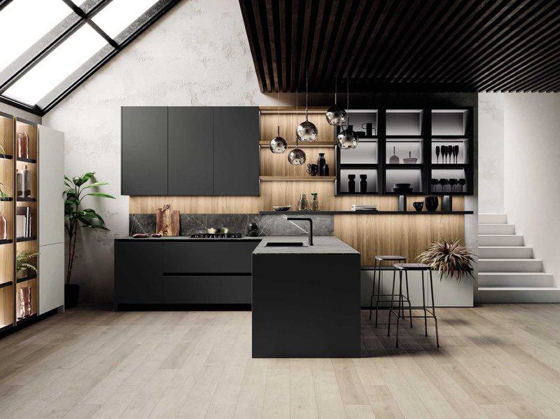 Итальянская кухня MENTA 03 фабрики MITON CUCINE