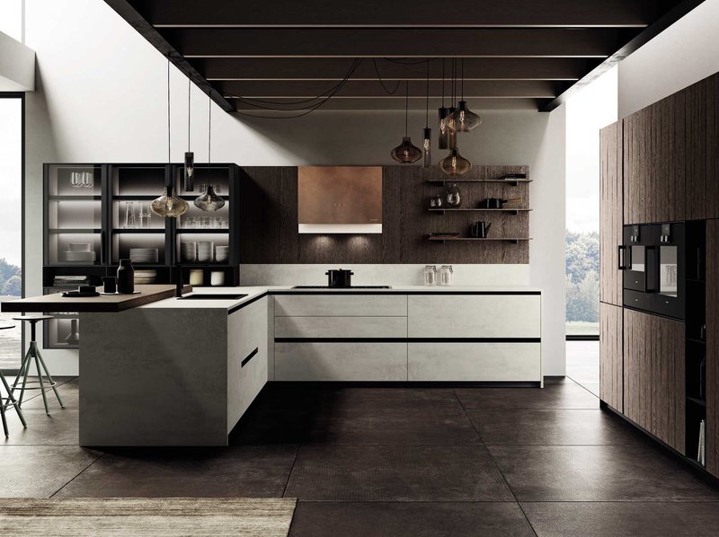 Итальянская кухня MENTA 05 фабрики MITON CUCINE