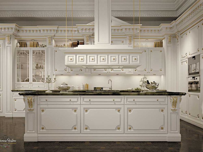 Итальянская кухня Romantica ivory and gold фабрики Modenese Gastone