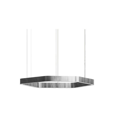 Люстра Light Ring Horizontal Polygonal D60 Nickel от дизайнера Massimo Castagna