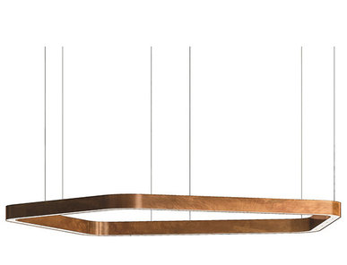 Люстра Light Ring Horizontal Polygonal D100 Copper от дизайнера Massimo Castagna