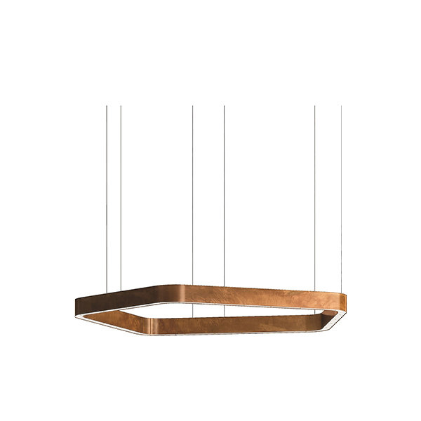 Люстра Light Ring Horizontal Polygonal D60 Copper от дизайнера Massimo Castagna
