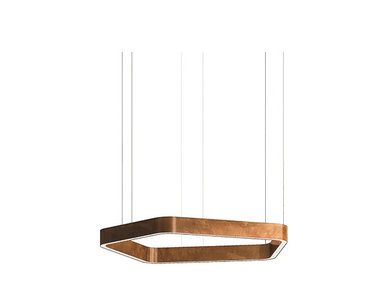 Люстра Light Ring Horizontal Polygonal D40 Copper от дизайнера Massimo Castagna