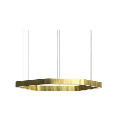 Люстра Light Ring Horizontal Polygonal D70 Brass от дизайнера Massimo Castagna