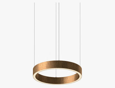 Люстра Light Ring Horizontal D40 Copper от дизайнера Massimo Castagna