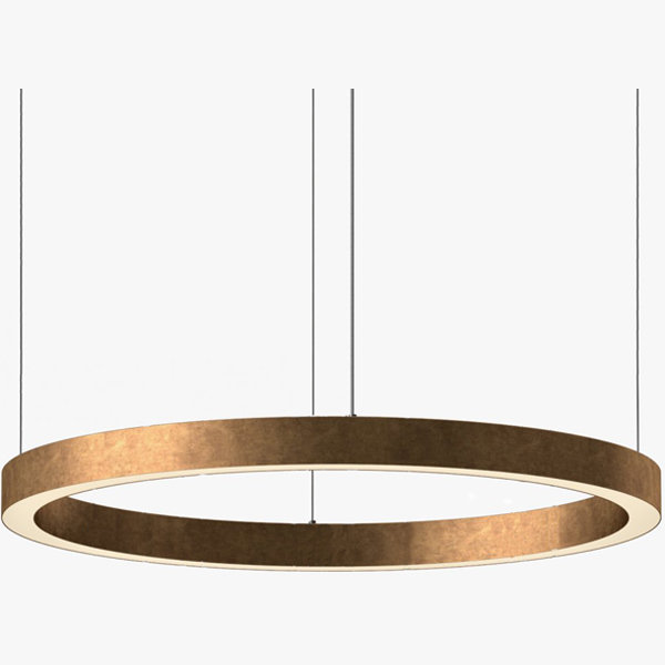 Люстра Light Ring Horizontal D100 Copper от дизайнера Massimo Castagna