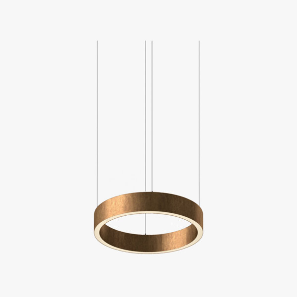 Люстра Light Ring Horizontal D30 Copper от дизайнера Massimo Castagna