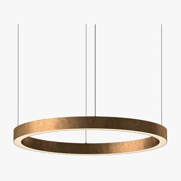 Люстра Light Ring Horizontal D90 Copper от дизайнера Massimo Castagna