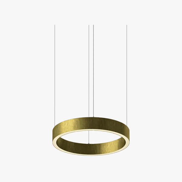 Люстра Light Ring Horizontal D40 Brass от дизайнера Massimo Castagna