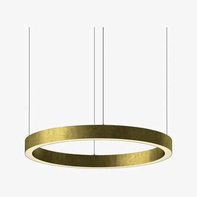 Люстра Light Ring Horizontal D80 Brass от дизайнера Massimo Castagna