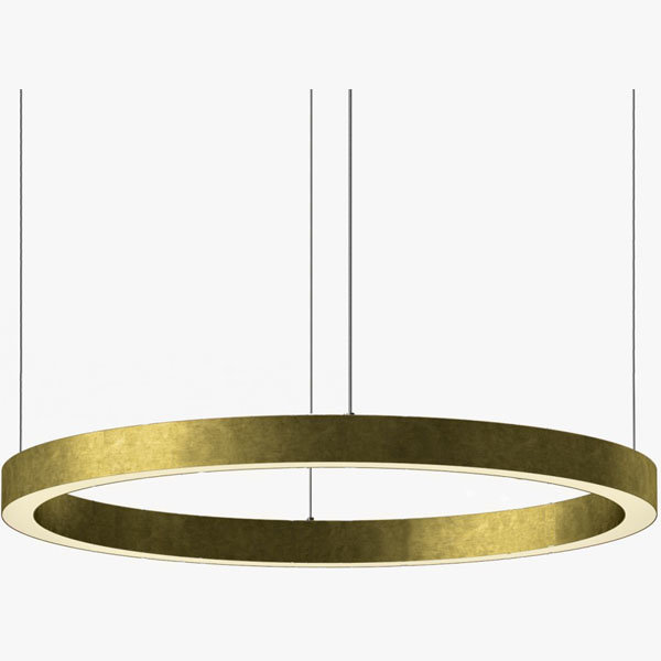 Люстра Light Ring Horizontal D100 Brass от дизайнера Massimo Castagna