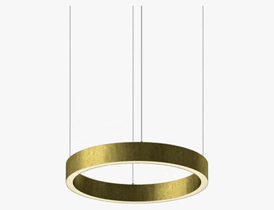Люстра Light Ring Horizontal D50 Brass от дизайнера Massimo Castagna
