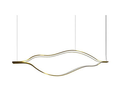 Люстра Tape Light L140 Brass от дизайнера Massimo Castagna