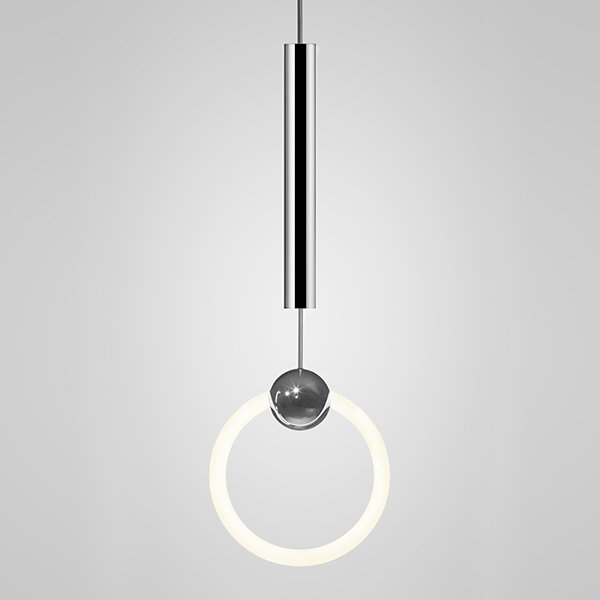 Светильник подвесной Ring Light Chrome D30 от дизайнера Lee Broom