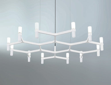 Люстра Crown Plana Mega White L110 от дизайнерской студии Jahs+Laub