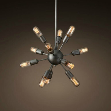 Люстра Loft Sputnik Chandelier 50 12 фабрики Restoration Hardware