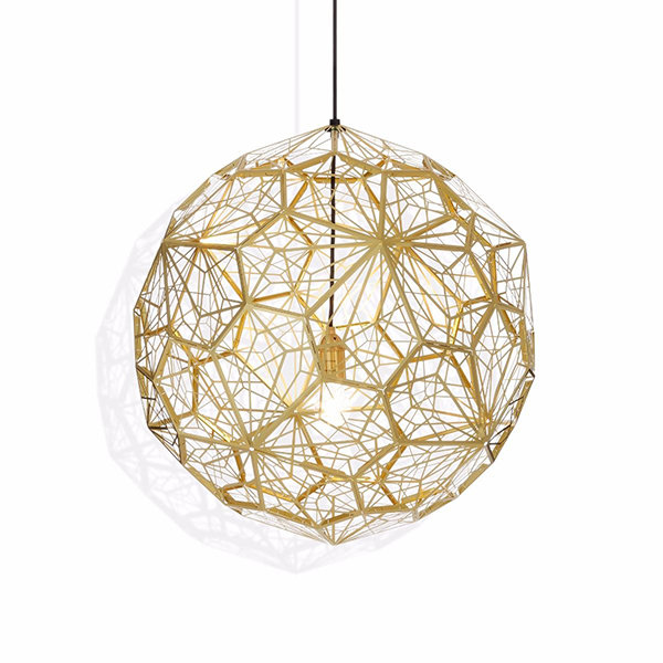 Светильник Etch Web Gold D100 от дизайнера Tom Dixon