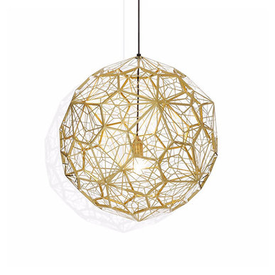 Светильник Etch Web Gold D90 от дизайнера Tom Dixon