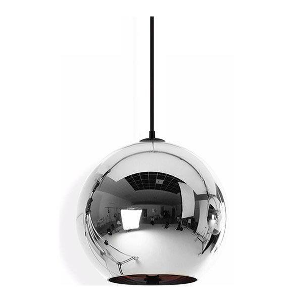 Светильник Copper Сhrome Shade D45 от дизайнера Tom Dixon