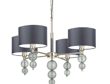 Люстра ALETTE CHANDELIER NICKEL фабрики HEATHFIELD & CO