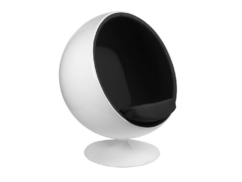 Кресло Eero Aarnio Style Ball Chair черная ткань от дизайнера Eero Aarnio