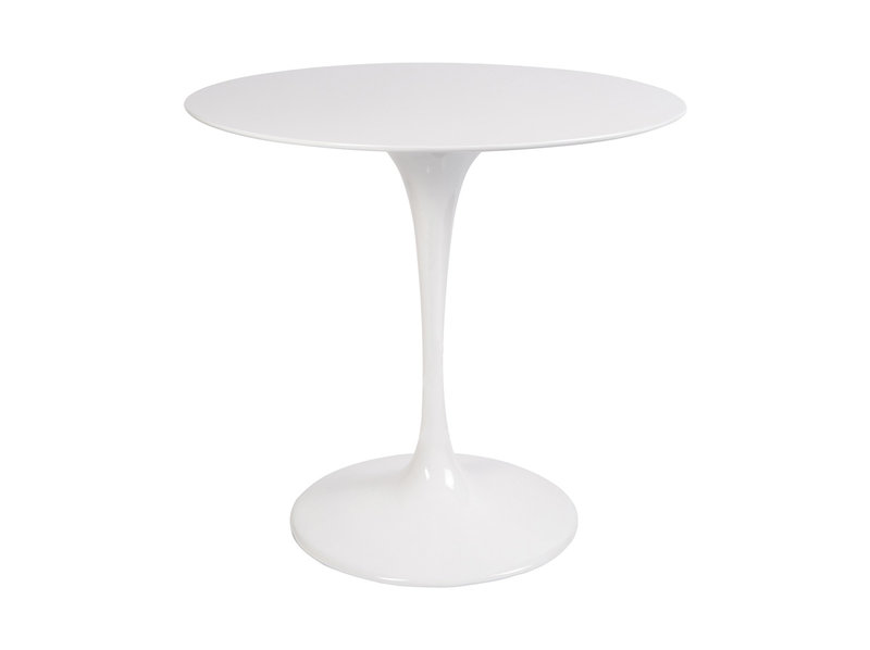 Стол Tulip Table белый Top MDF D80 глянцевый от дизайнера EERO SAARINEN