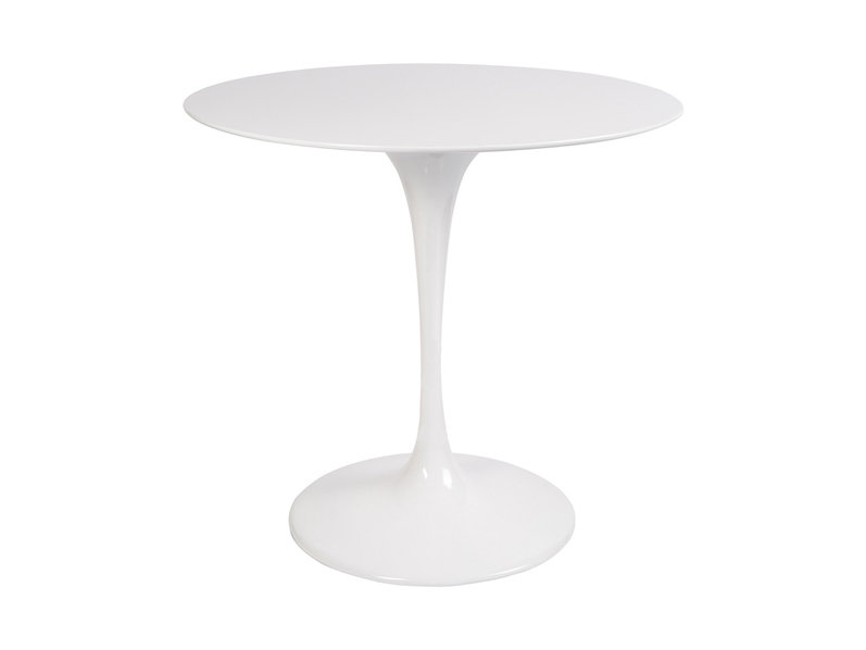 Стол Tulip Table белый Top MDF D80 глянцевый от дизайнера EERO SAARINEN
