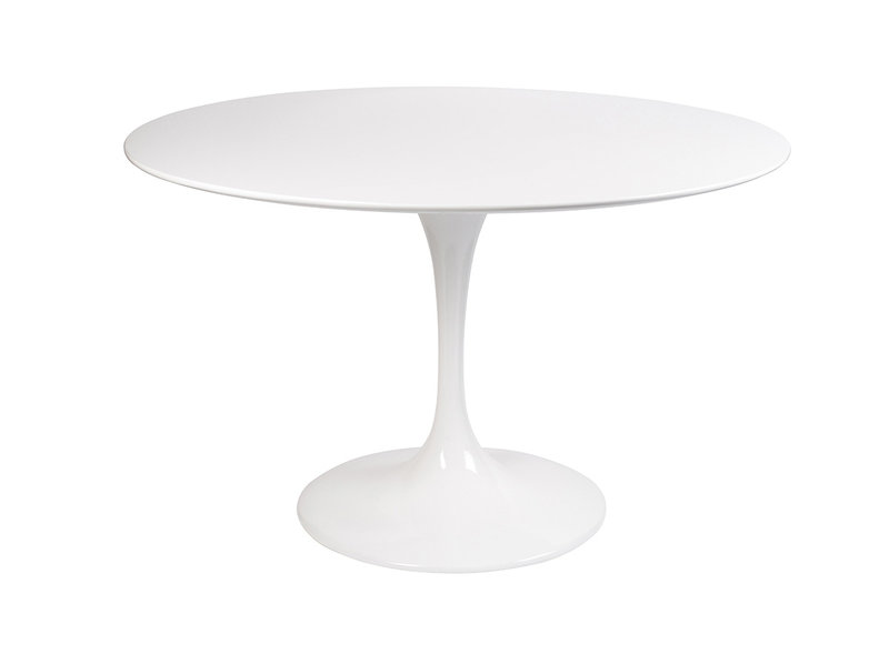 Стол Tulip Table MDF белый D110 глянцевый от дизайнера EERO SAARINEN