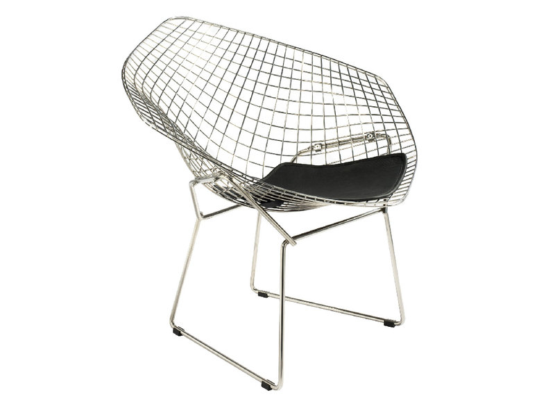 Стул Diamond Chair черный от дизайнера HARRY BERTOIA
