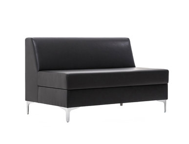Двухместный диван Neo Ecotex черный от дизайнерской студии Profoffice