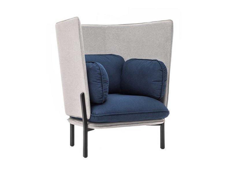 Кресло Bellagio высокая спинка серо-синий от дизайнерской студии Profoffice