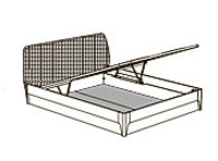 Кровать SATURNO с подъем.механизмом 160 см