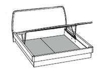 Кровать SMART 160 см (под.мех.LUNA)