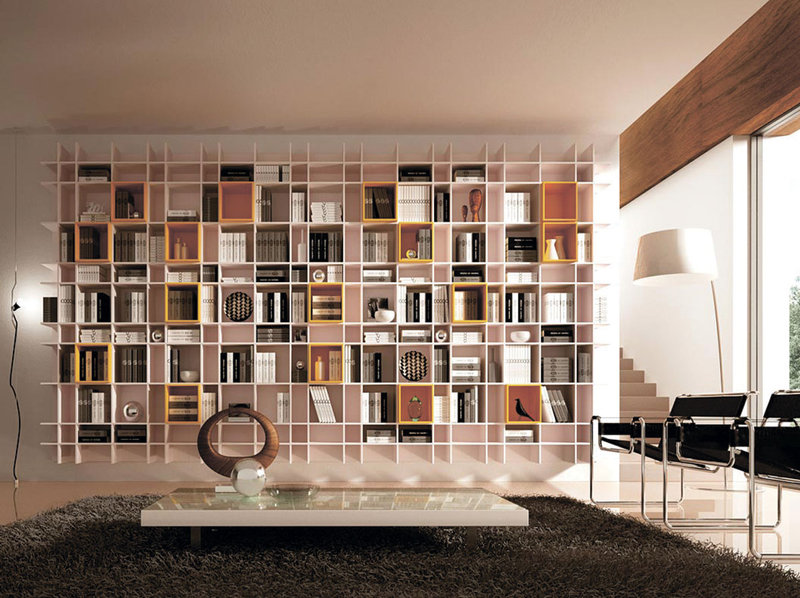 Итальянский книжный шкаф LIBRERIA 05 фабрики KIKO