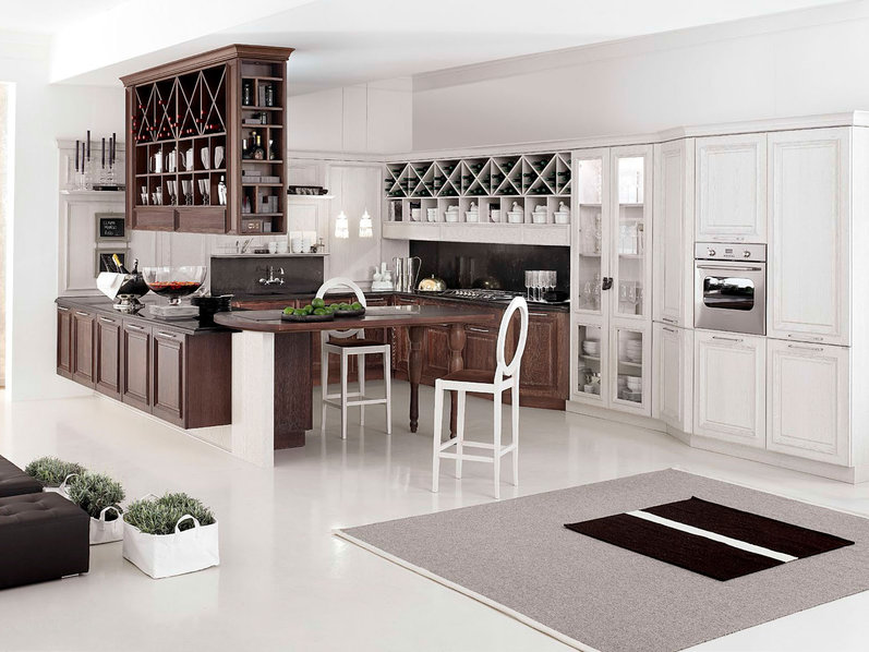 Итальянская кухня SIBILLA 01 фабрики AERRE CUCINE