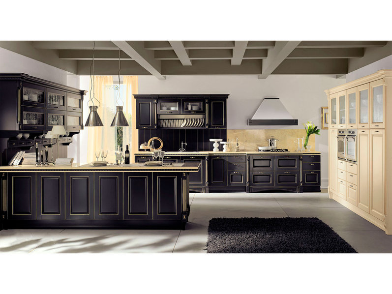 Итальянская кухня VITTORIA LACCATA 01 фабрики AERRE CUCINE