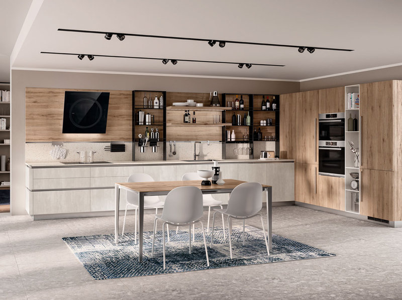 Итальянская кухня LiberaMente 01 фабрики SCAVOLINI