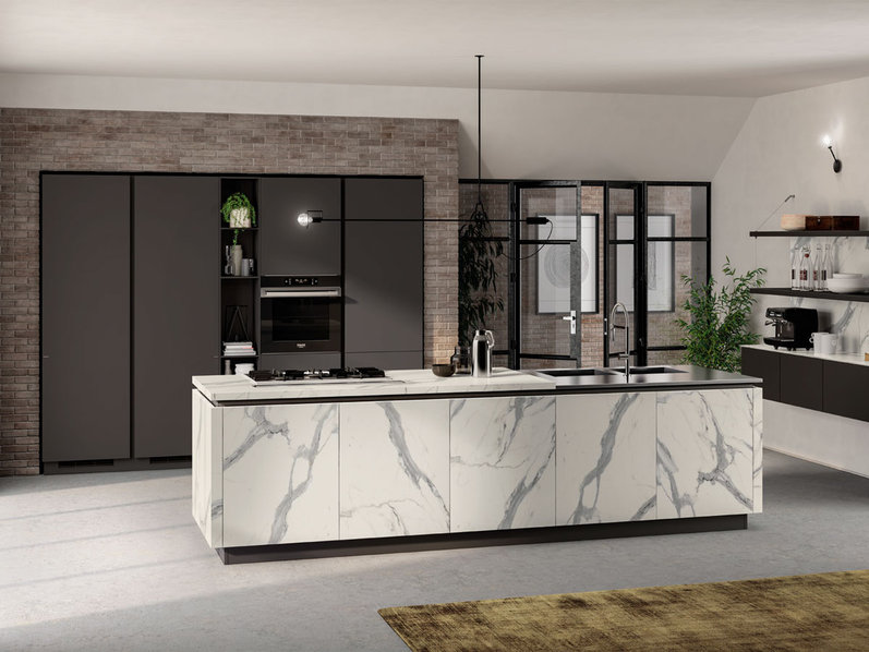 Итальянская кухня LiberaMente 02 фабрики SCAVOLINI