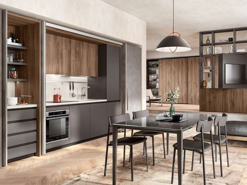 Итальянская кухня BoxLife 01 фабрики SCAVOLINI